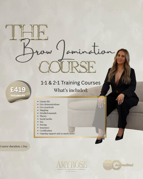 1-1 In House Brow Lamination Course 🎓💫