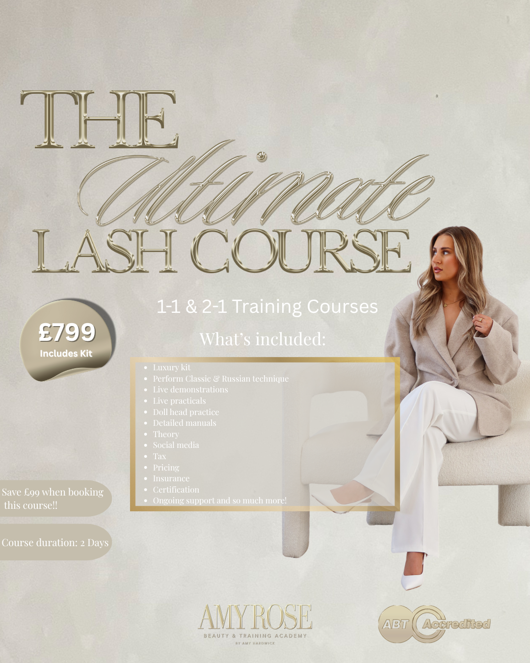 1-1 In House Ultimate Lash Course 🎓💫